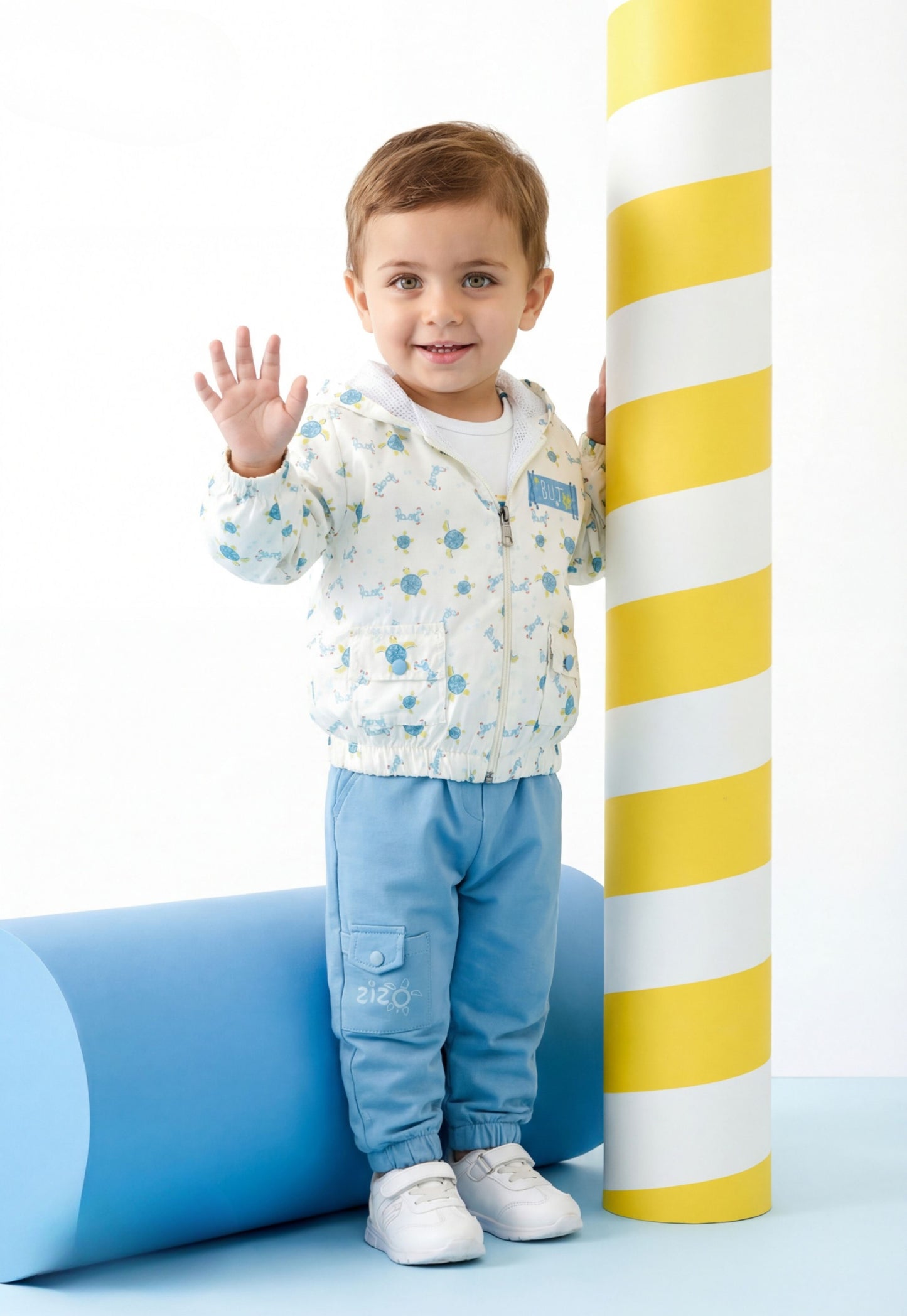 ترينج أولادي خريفي كاجوال مطبوع – 3 قطع (1152)