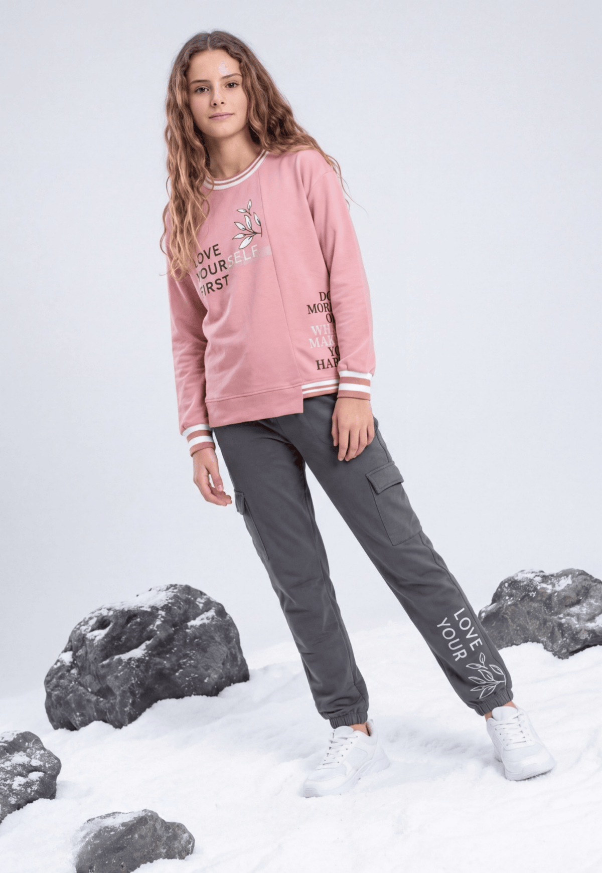 Girls' 3-piece pajama set (857)