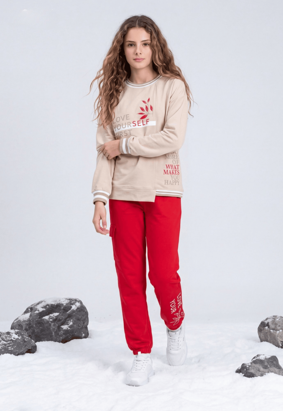 Girls' 3-piece pajama set (857)