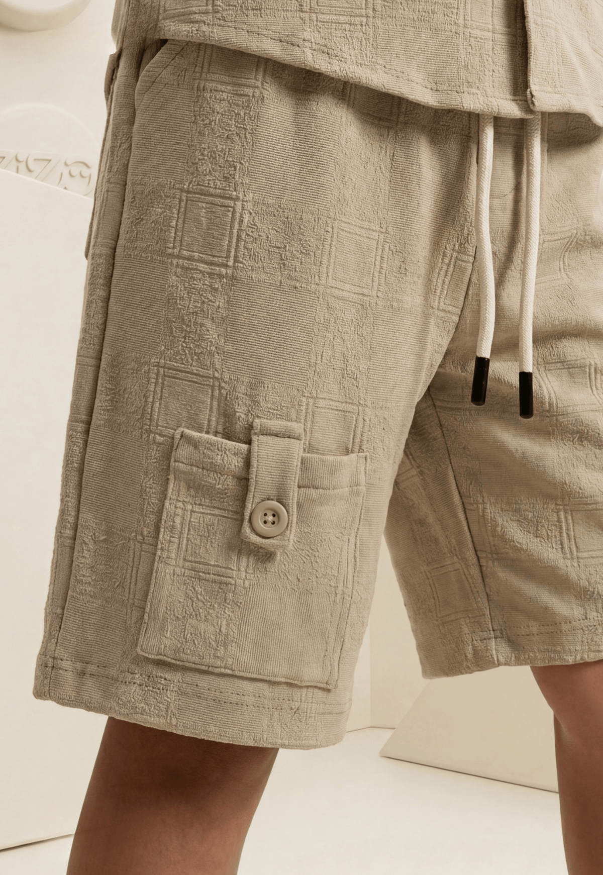 طقم اولادي صيفي قطعتين قطن %100 (Smart Casual Cargo Set)