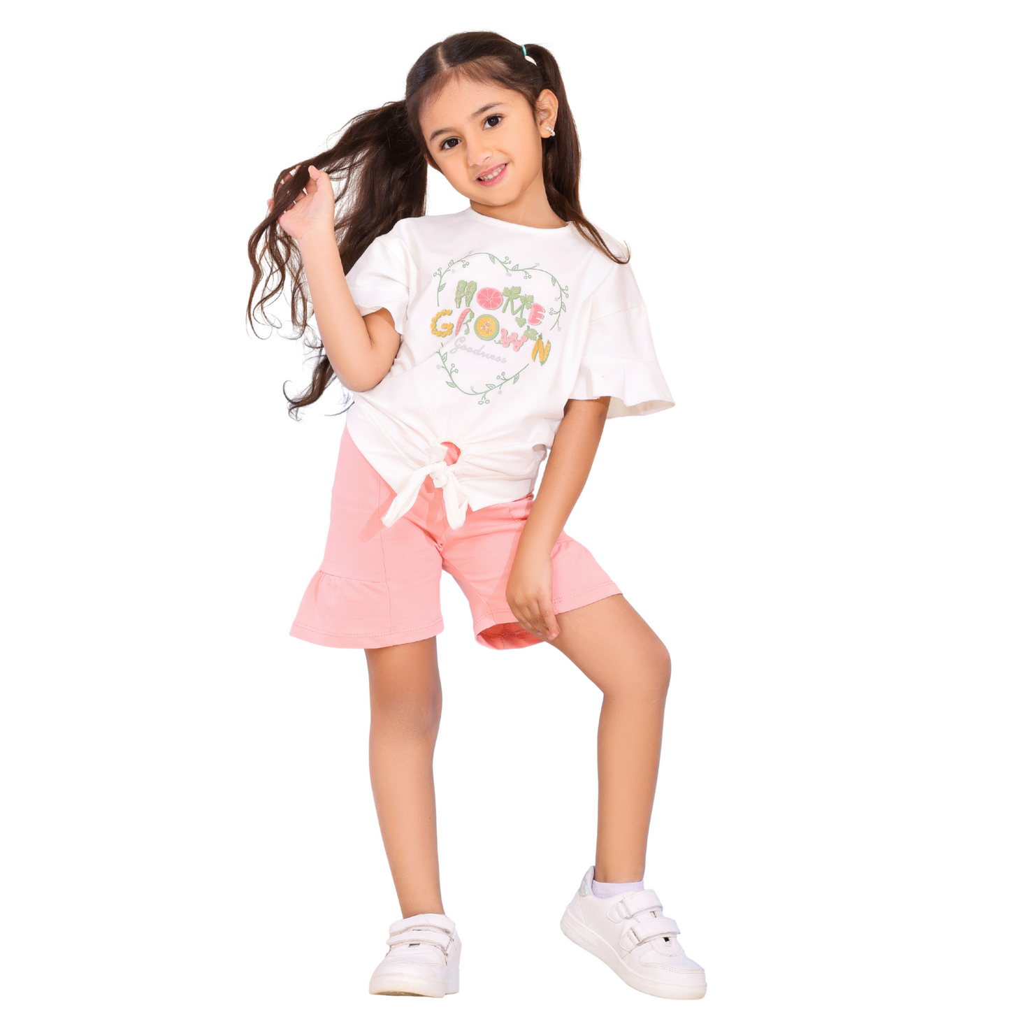 Home Grown – Girls’ Cotton Pajama Set (Ages 2–5)-508