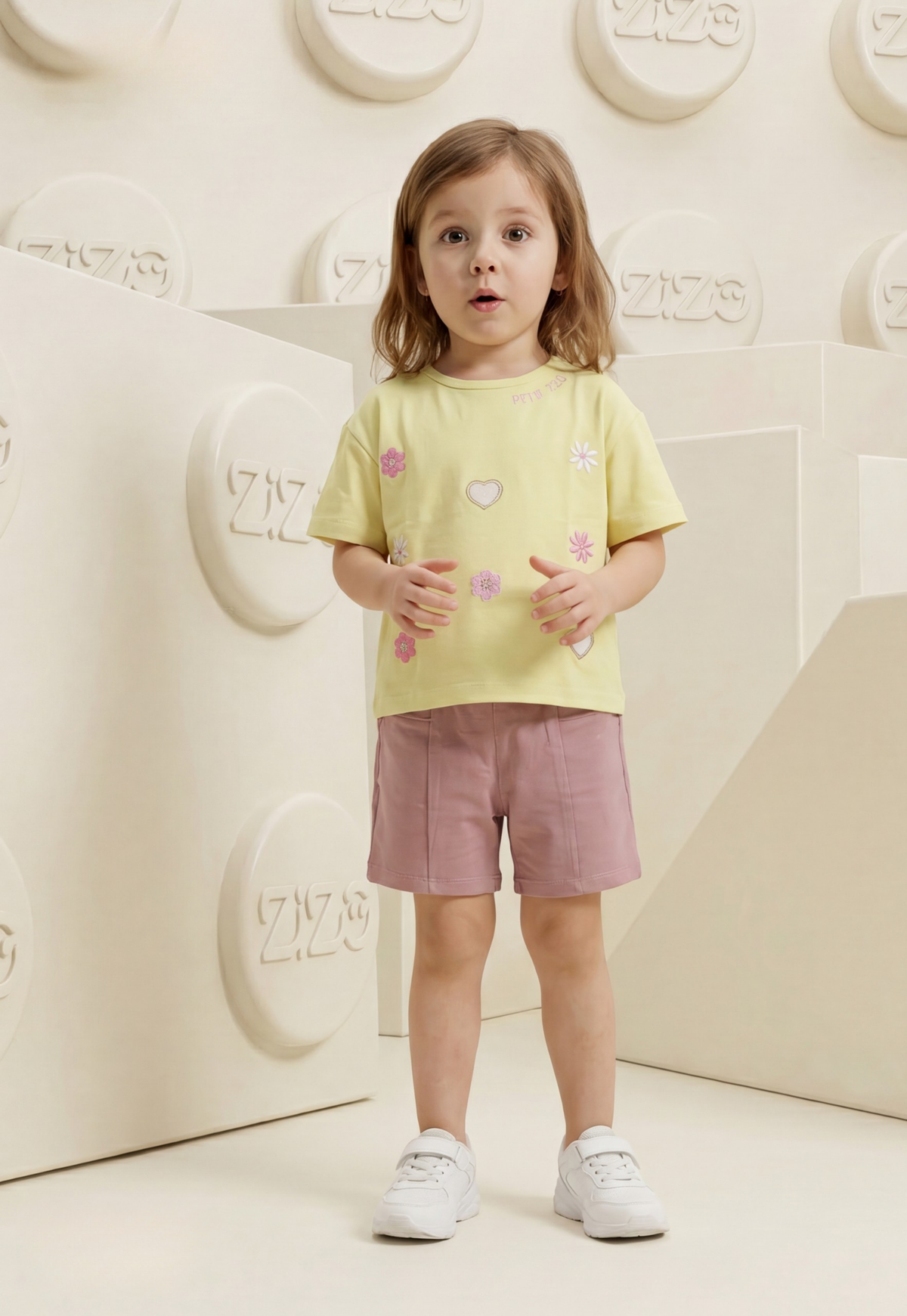 Girls' pajama set is designed for ages 6 to 12 years 745