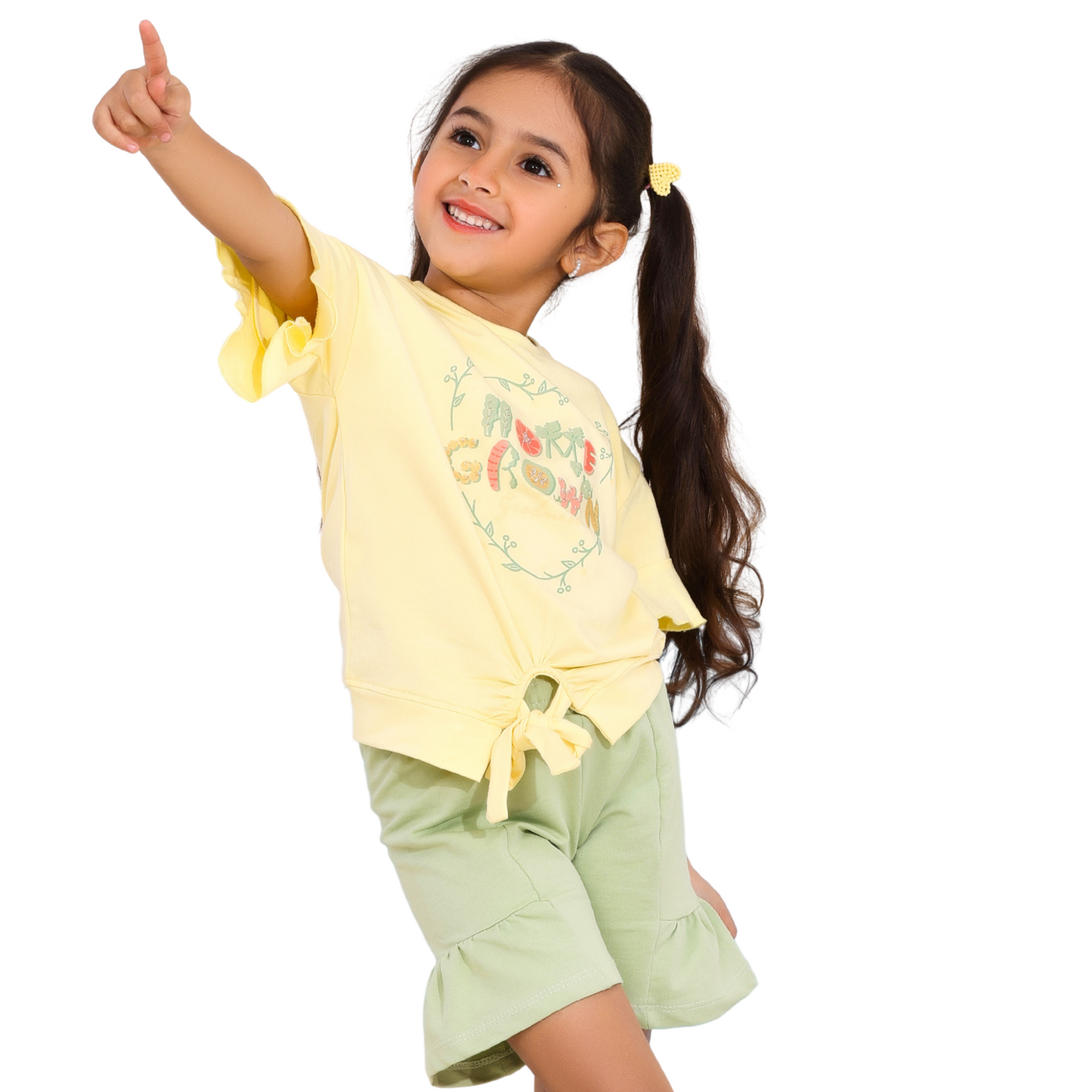 Home Grown – Girls’ Cotton Pajama Set (Ages 2–5)-508