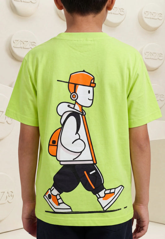 تيشيرت اولادي صيفي قطن %100 (Rolling Down Tee)