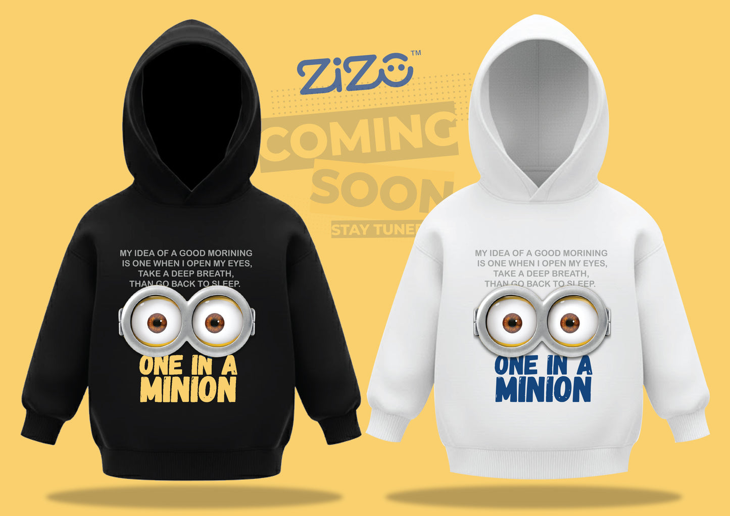 One in a Minion Kids Hoodie