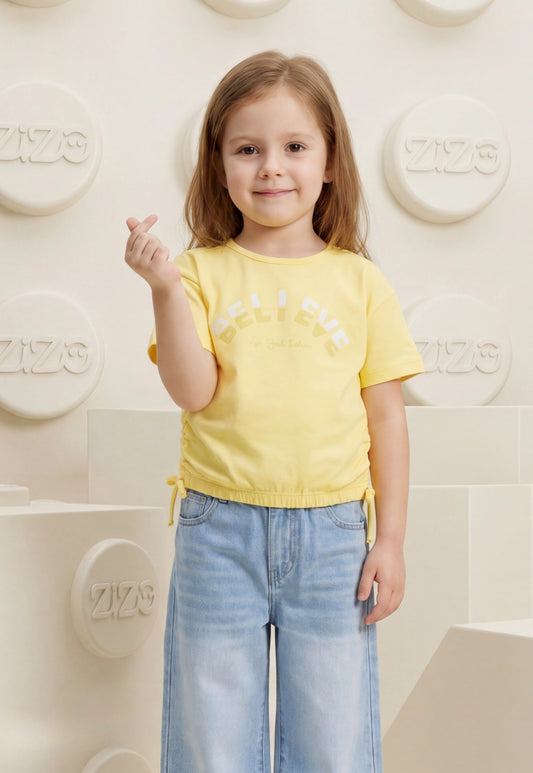 Girls' pajama set is designed for ages 6 to 12 years 745