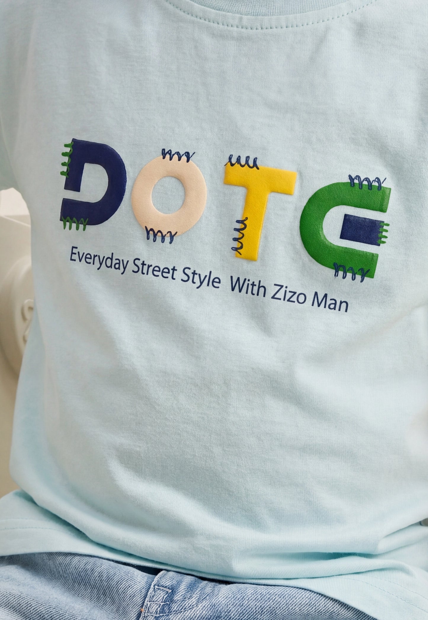 تيشيرت أولادي صيفي %100 (DOTC Street Style T-Shirt)