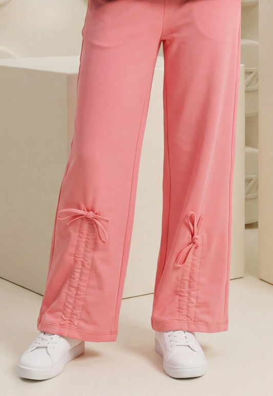 طقم بناتي صيفي قطعتين قطن %100 (Pink Oyster Sett)