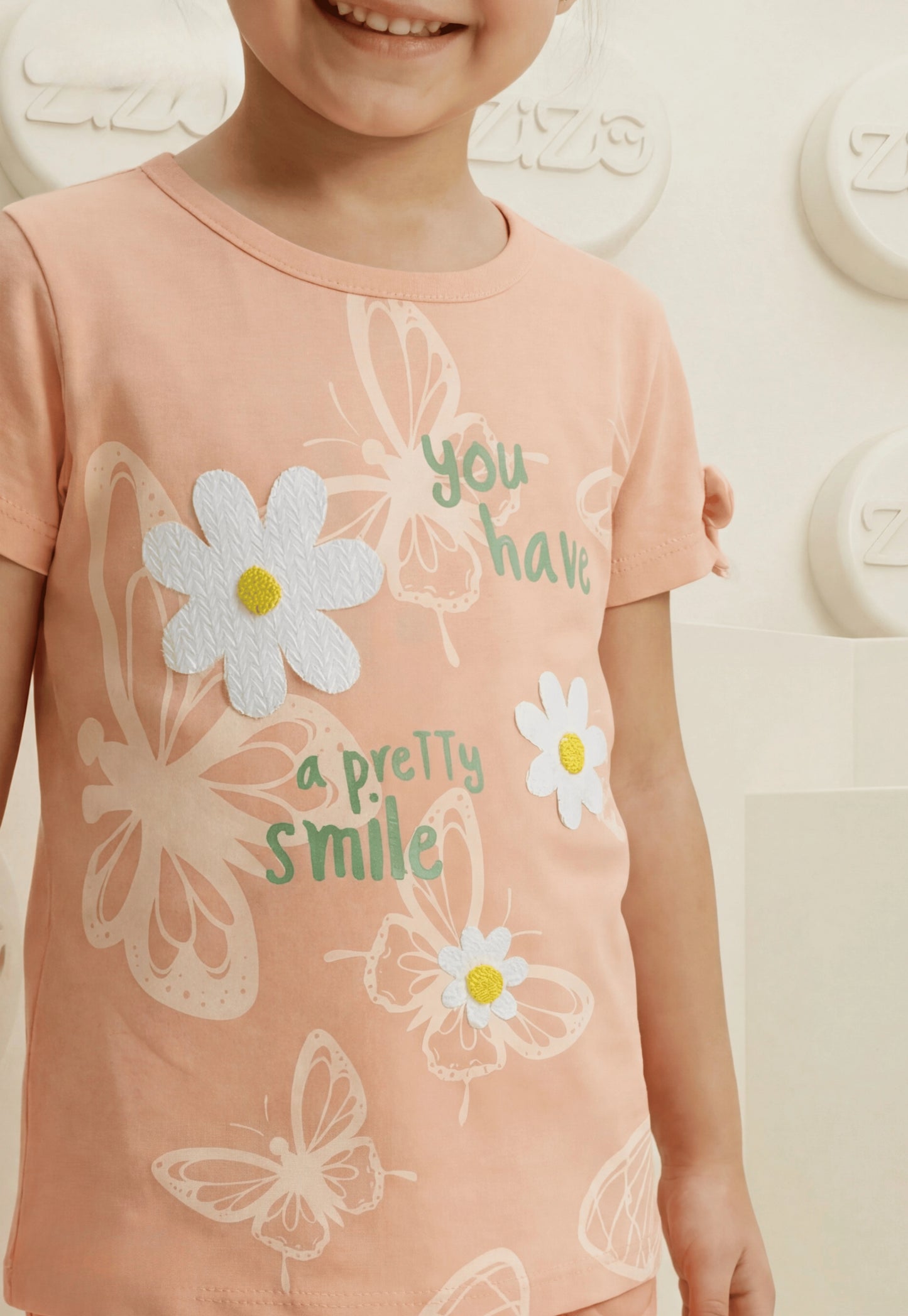 Girls' pajama set is designed for ages 6 to 12 years 745