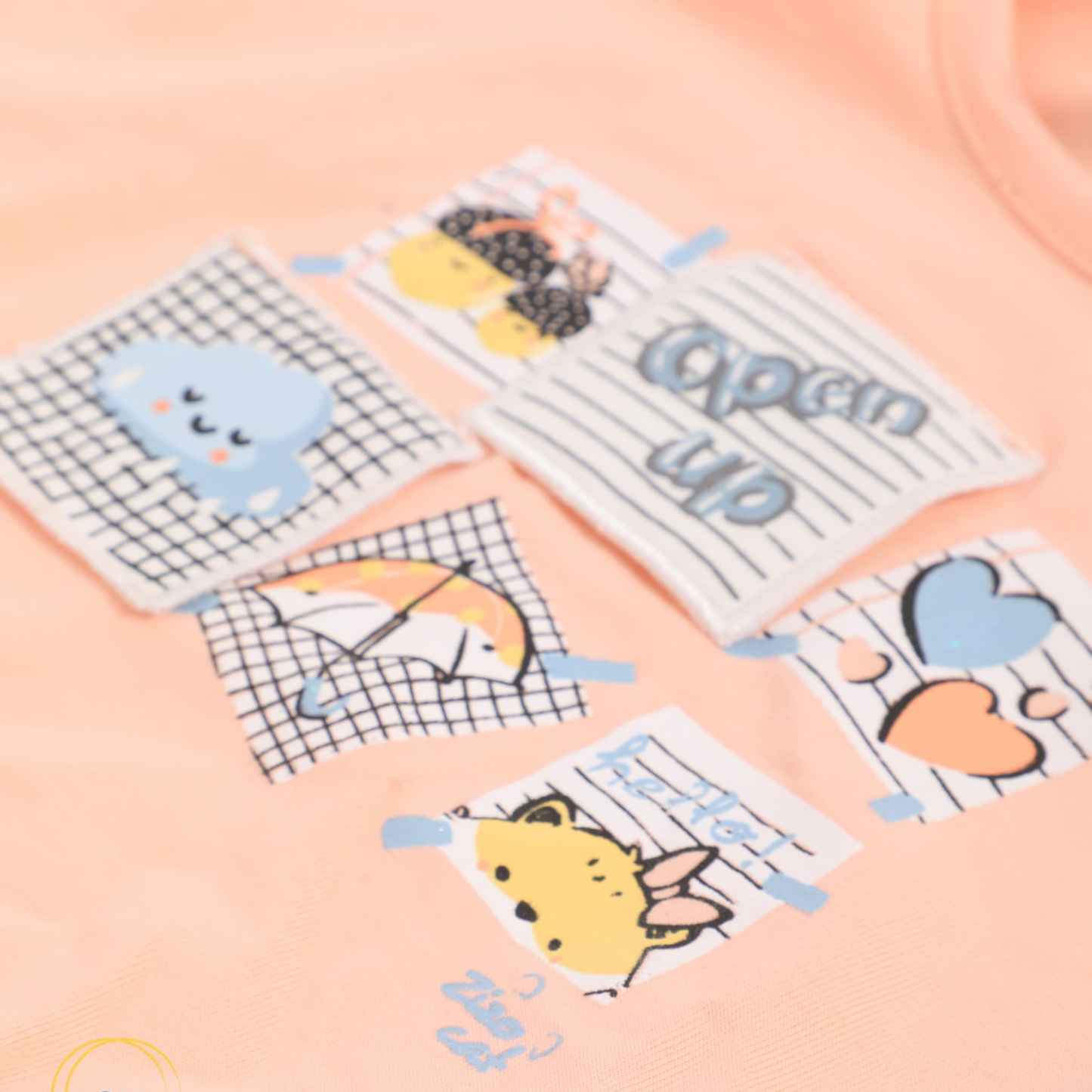 a delightful baby girl's pajama set from designed for ages 9 to 18 months.1088