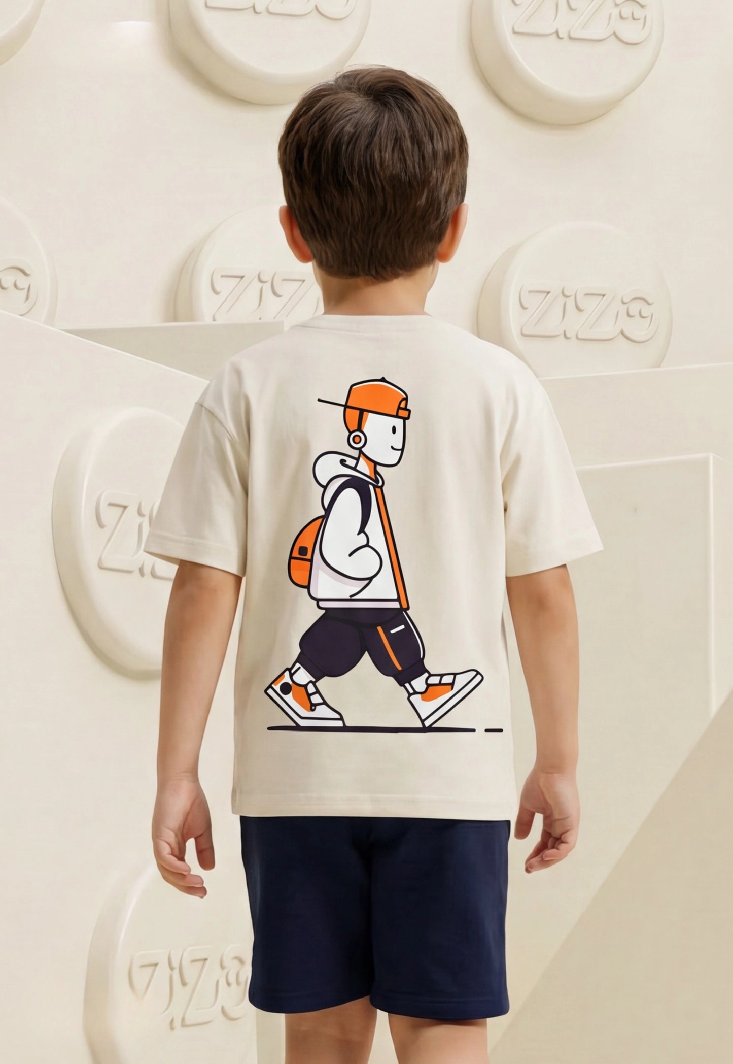 تيشيرت اولادي صيفي قطن %100 (Rolling Down Tee)