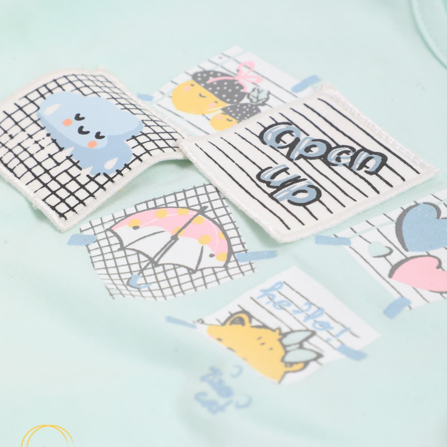 a delightful baby girl's pajama set from designed for ages 9 to 18 months.1088
