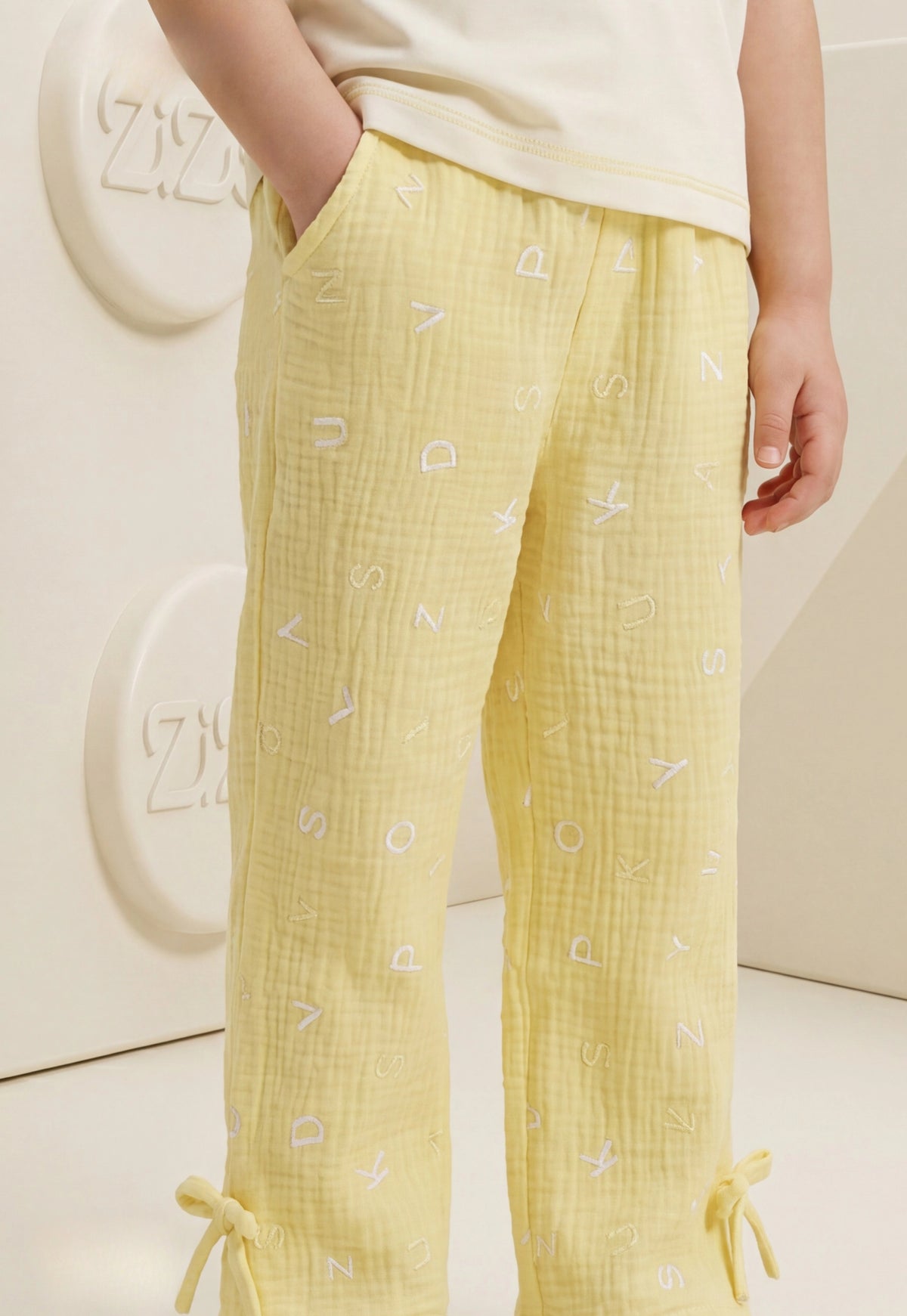 Girls' pajama set is designed for ages 6 to 12 years 745
