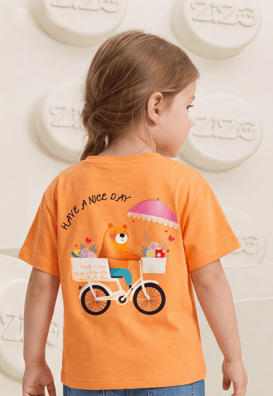 تيشيرت بناتي صيفي قطن %100 (OK Everyday Tee)
