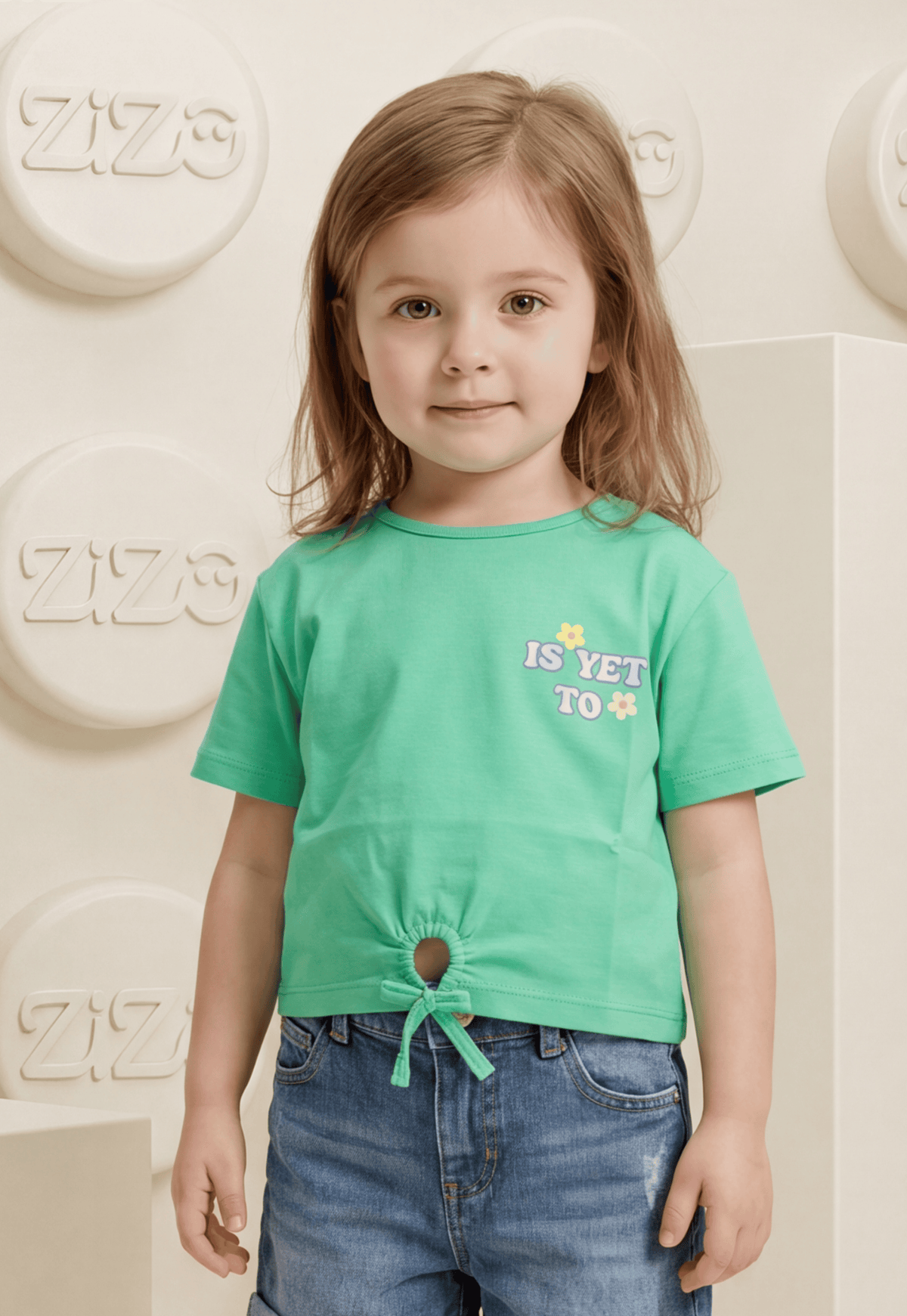 تيشيرت بناتي صيفي قطن %100 (OK Everyday Tee)