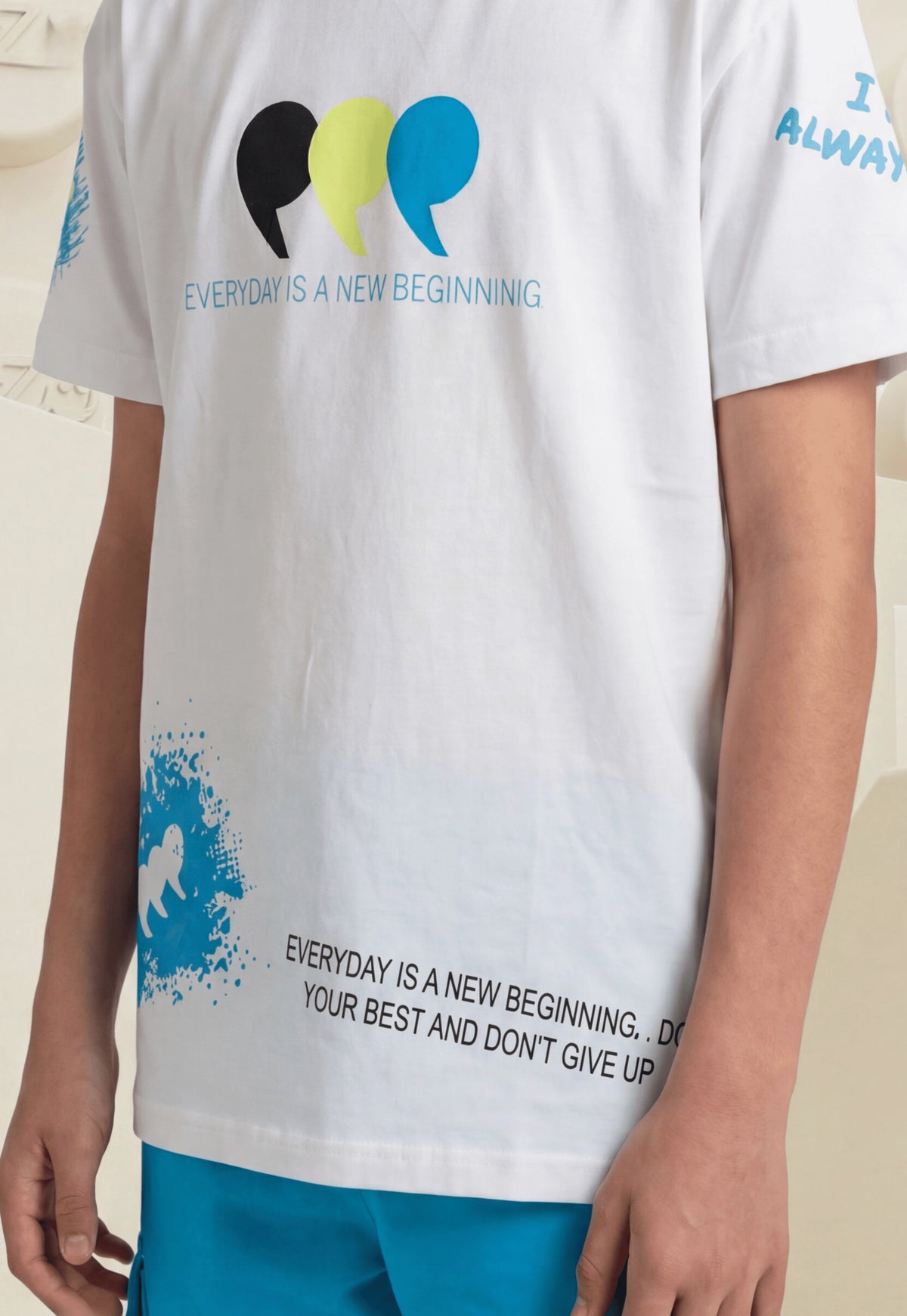 طقم اولادي صيفي قطعتين قطن %100 (Zizo Everyday Boys Set)