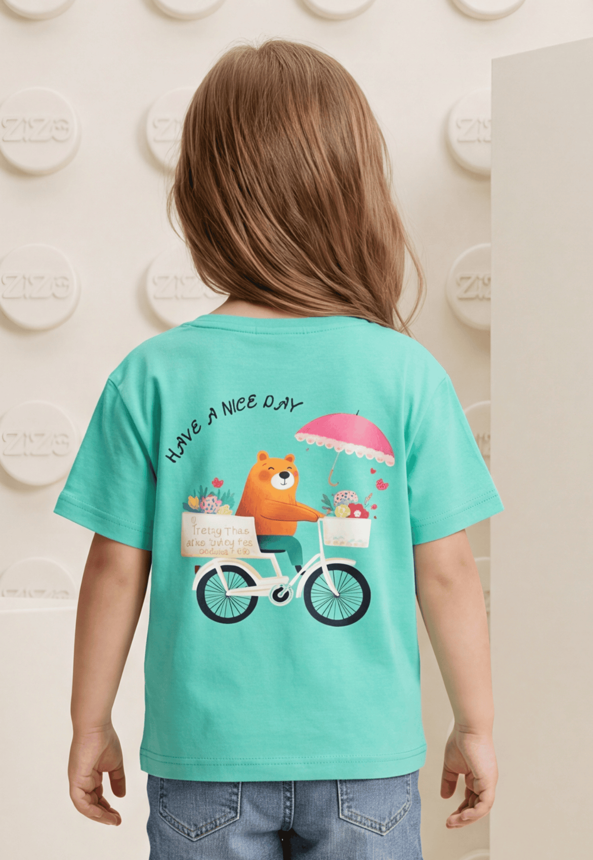 تيشيرت بناتي صيفي قطن %100 (OK Everyday Tee)