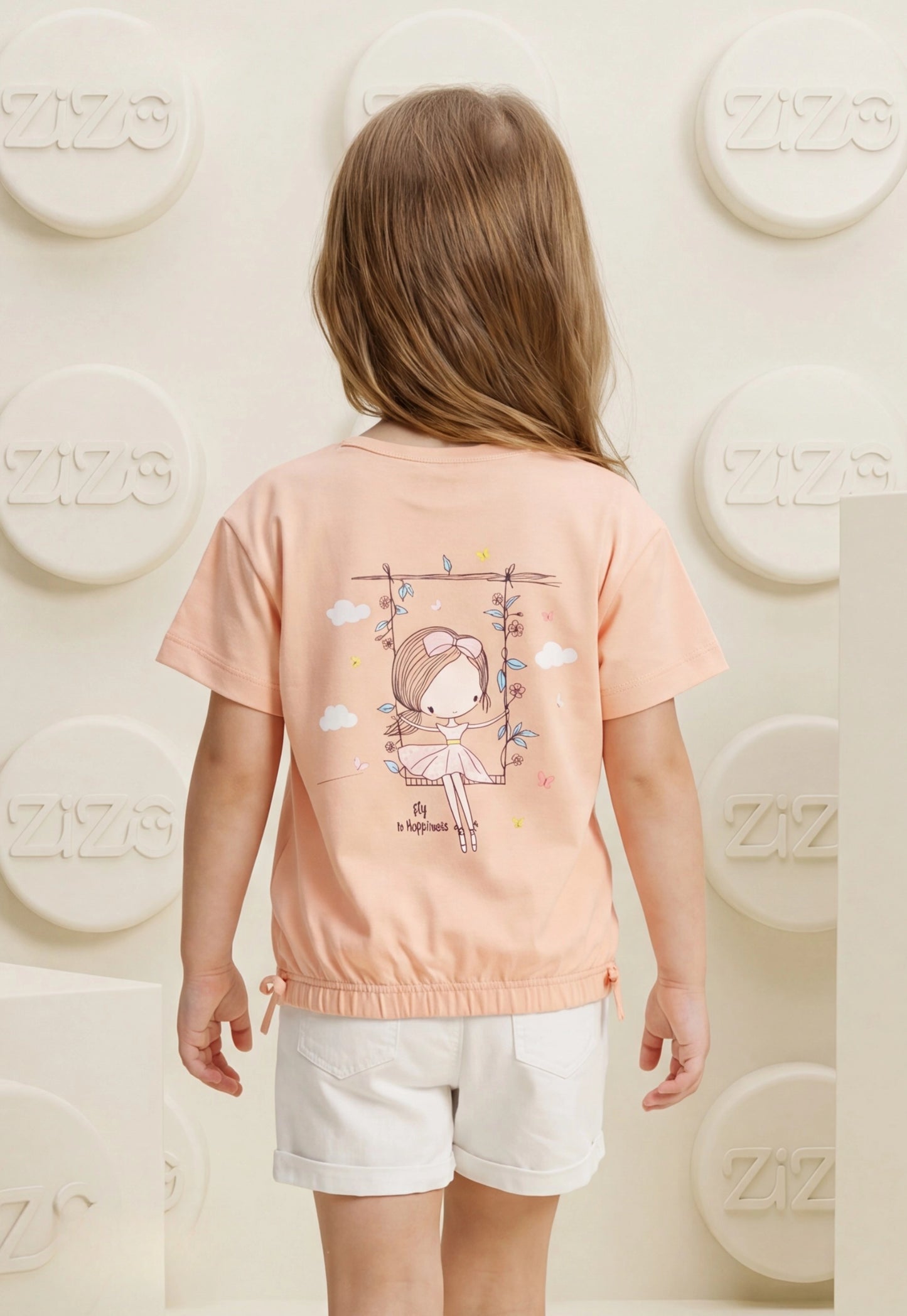 Girls' pajama set is designed for ages 6 to 12 years 745