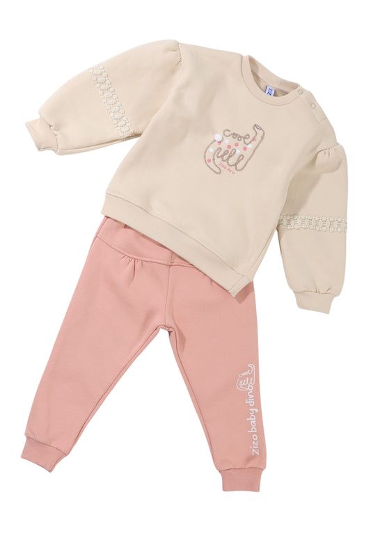 بيجاما بناتي قطنية قطعتين (1027)