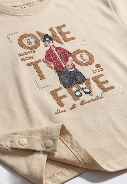 Summer two-piece boys' set, 100% cotton (Summer Breeze Set)