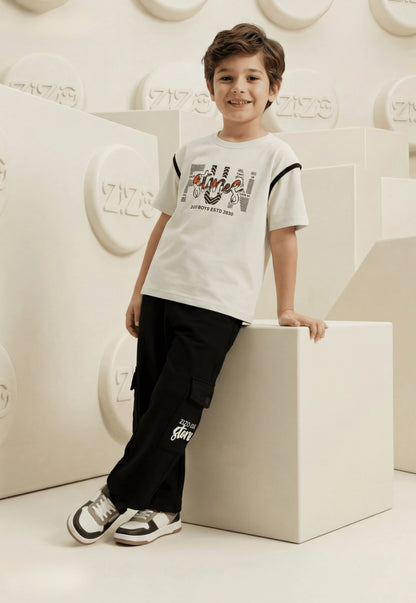 Summer two-piece boys' set, 100% cotton (Summer Breeze Set)