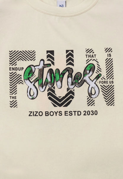 Summer two-piece boys' set, 100% cotton (Summer Breeze Set)