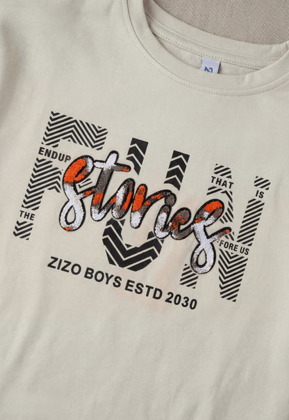 Summer two-piece boys' set, 100% cotton (Summer Breeze Set)