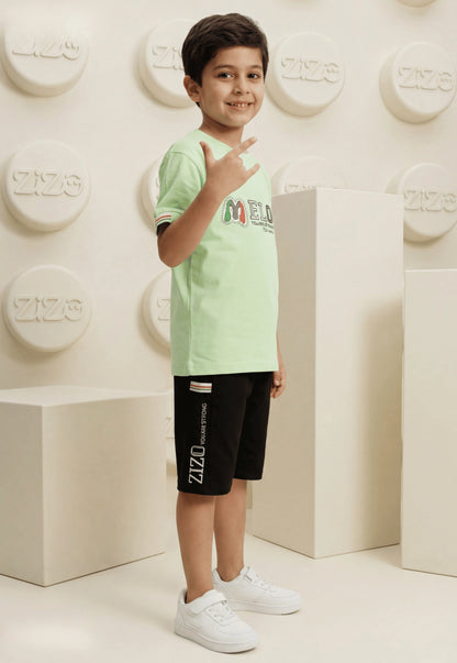 Summer two-piece boys' set, 100% cotton (Summer Breeze Set)