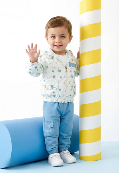 ترينج أولادي خريفي كاجوال مطبوع – 3 قطع (1152)