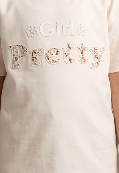 Girls' pajama set is designed for ages 6 to 12 years 745