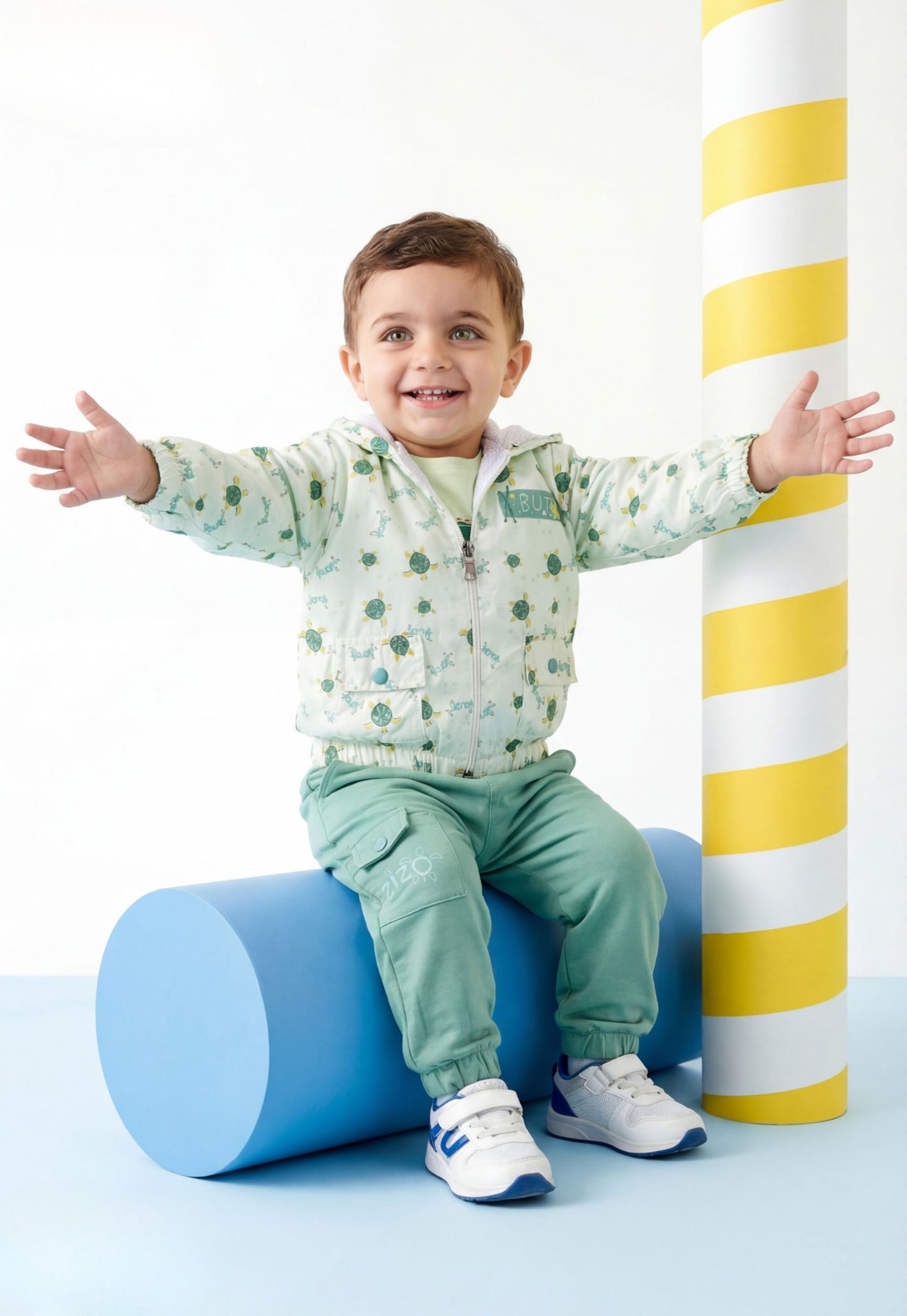 ترينج أولادي خريفي كاجوال مطبوع – 3 قطع (1152)