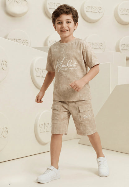 Summer two-piece boys' set, 100% cotton (Summer Breeze Set)