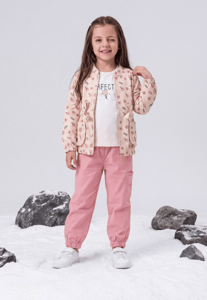 Girls' winter pajamas, 3 pieces (819)
