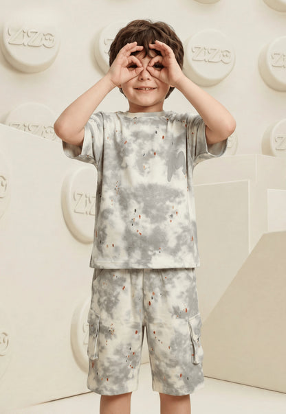 Summer two-piece boys' set, 100% cotton (Summer Breeze Set)