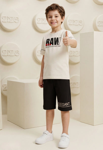 Summer two-piece boys' set, 100% cotton (Summer Breeze Set)
