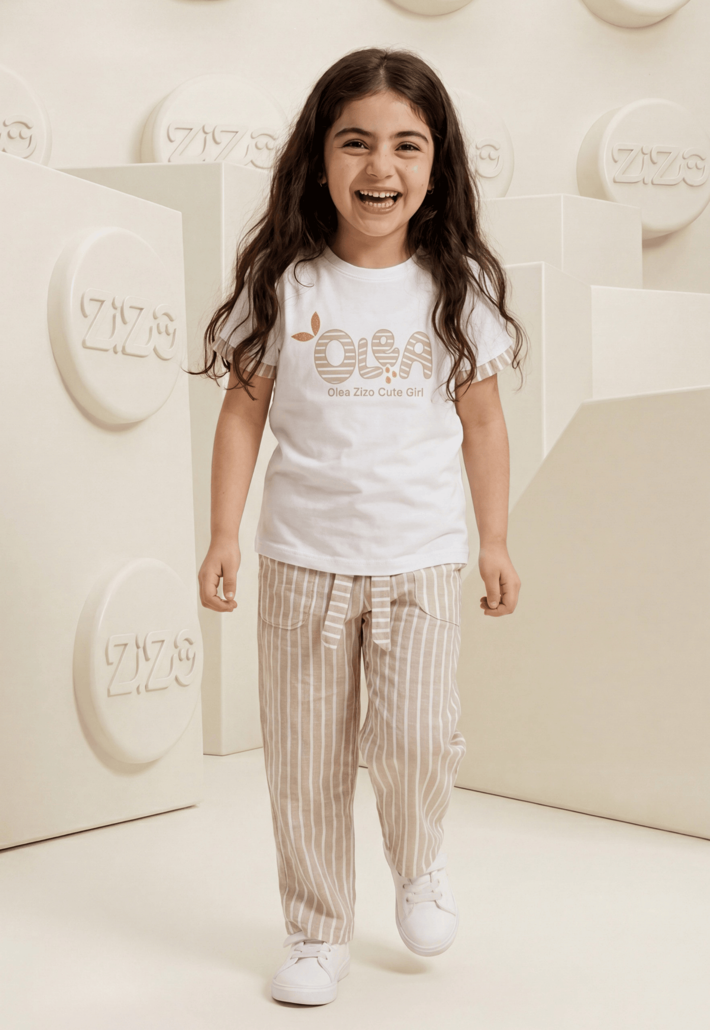 Girls' pajama set is designed for ages 6 to 12 years 745