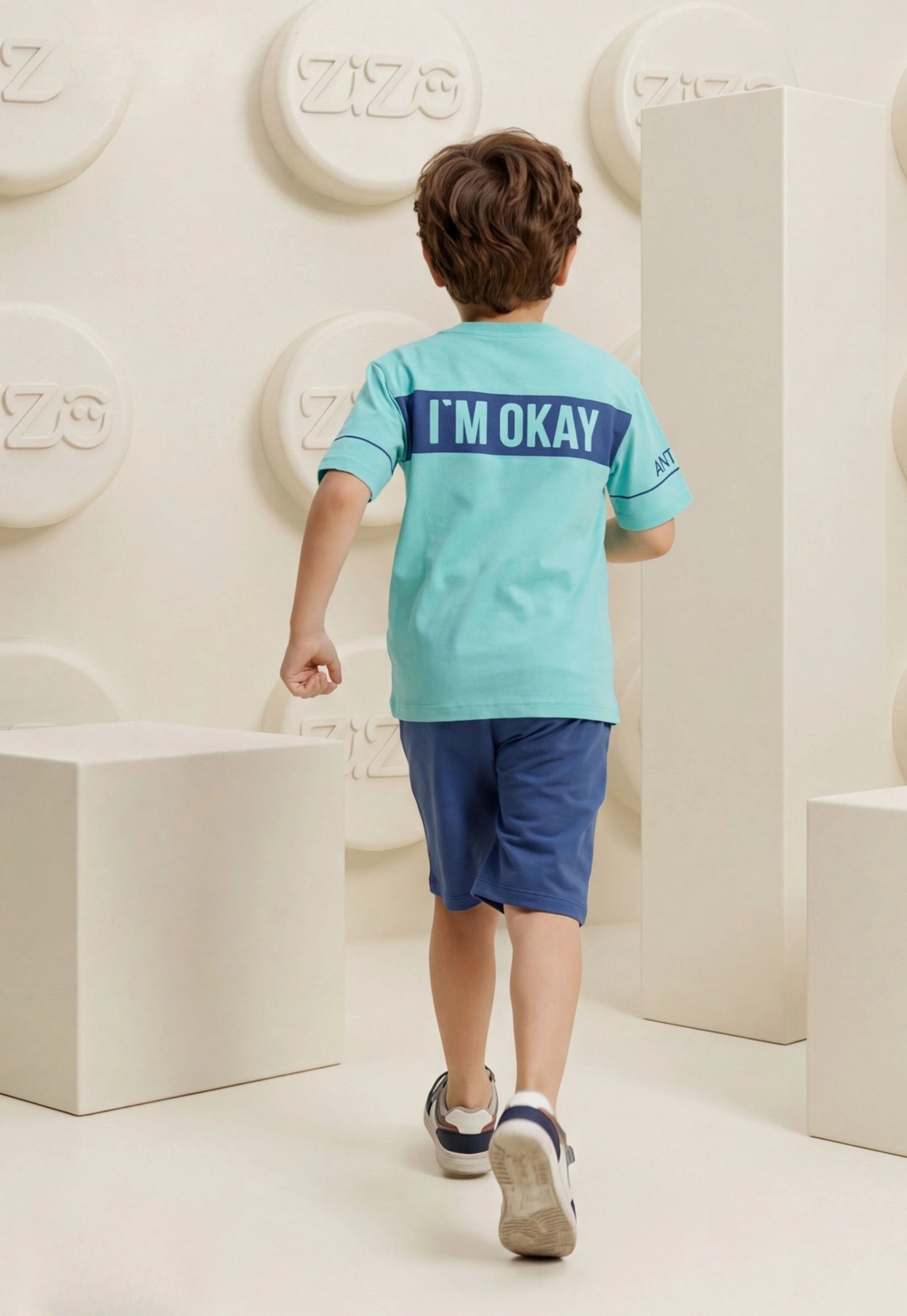Summer two-piece boys' set, 100% cotton (Summer Breeze Set)