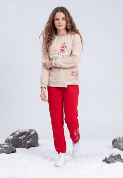 Girls' 3-piece pajama set (857)