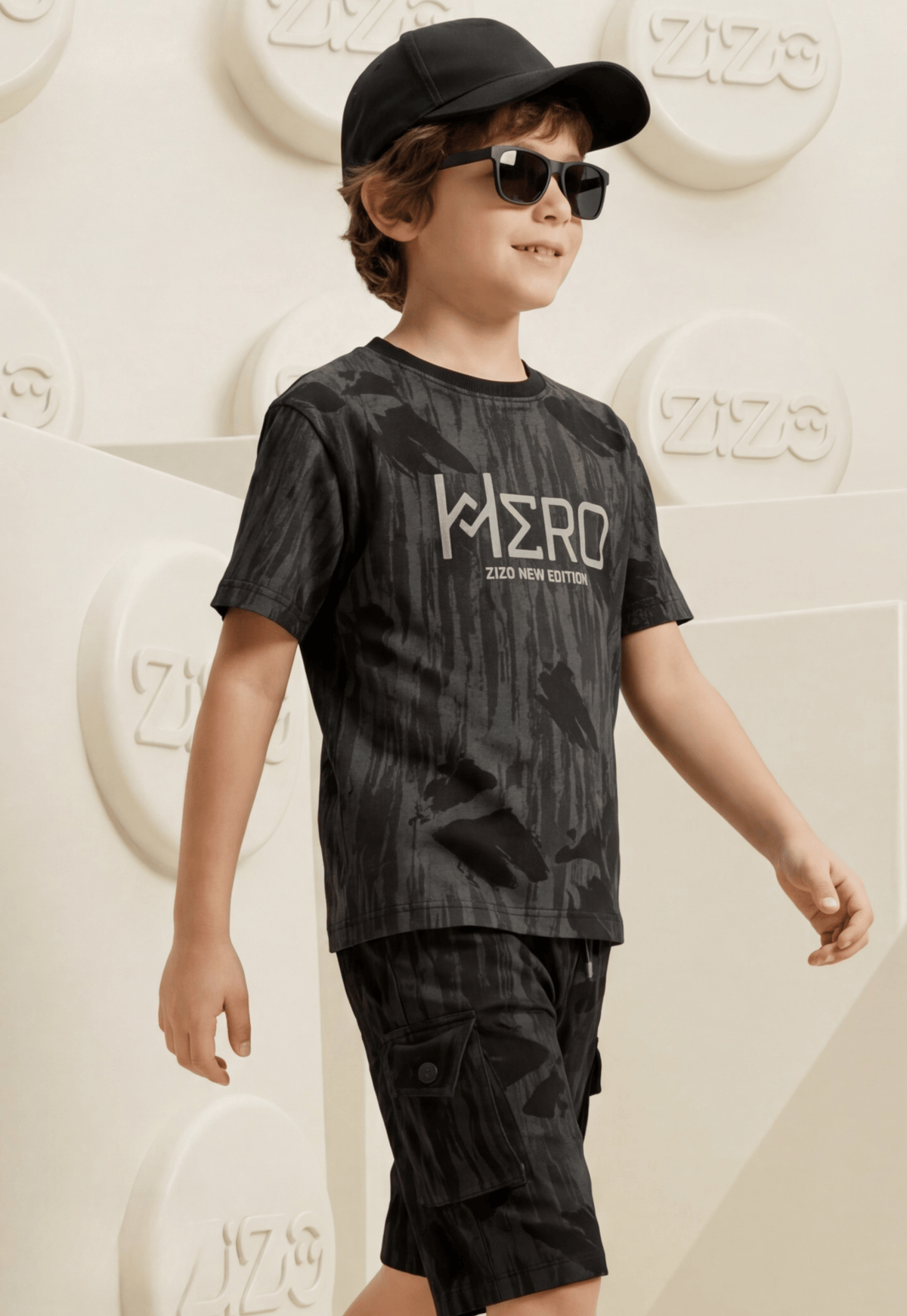 Summer two-piece boys' set, 100% cotton (Summer Breeze Set)
