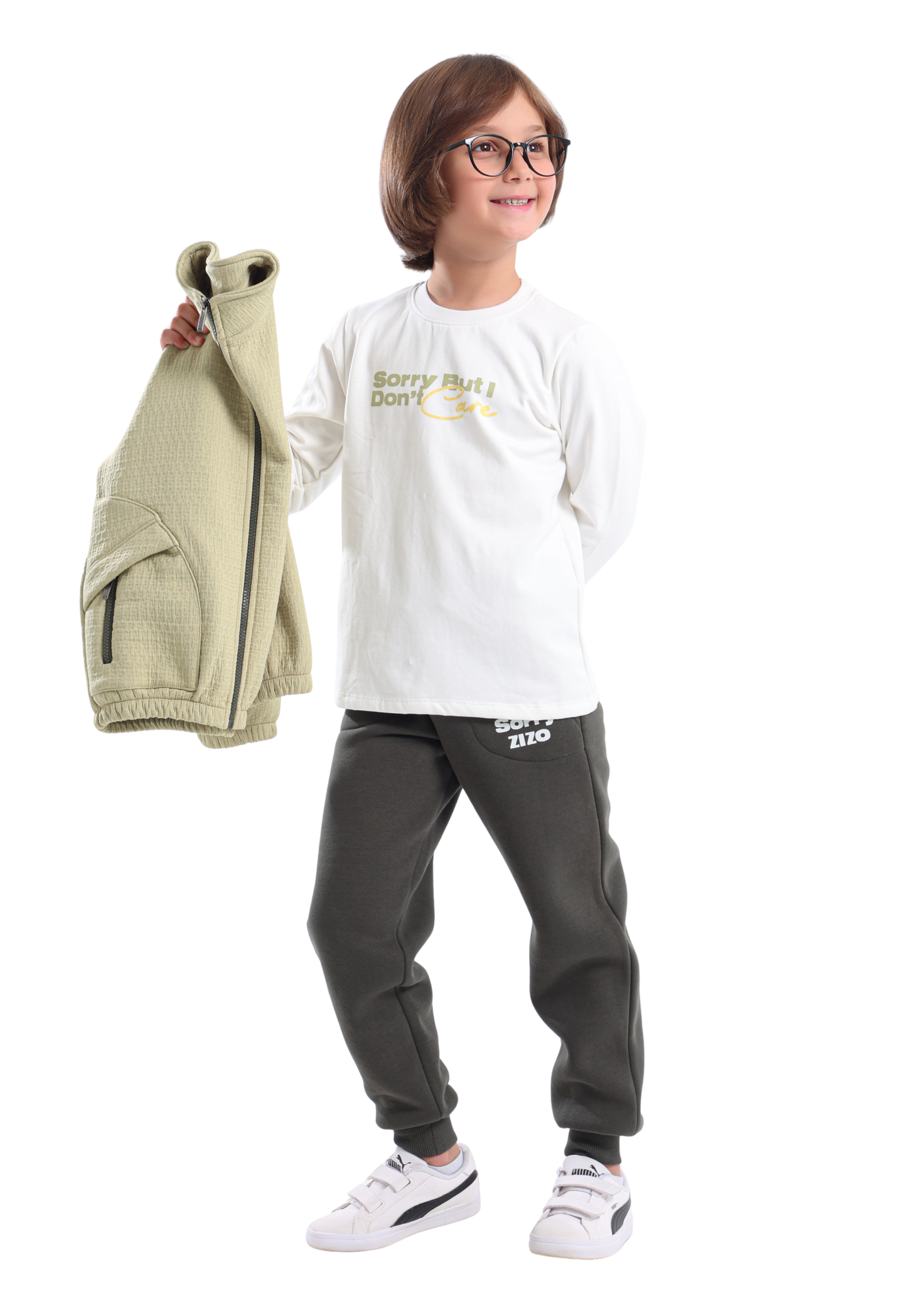 Boys' 3-piece tracksuit (874)