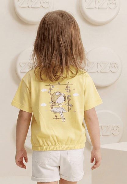 Girls' pajama set is designed for ages 6 to 12 years 745