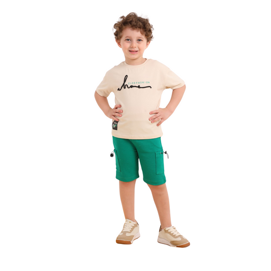 Boys' Summer Pajama Set – Ages 2 to 5 Years 100%cotton 720