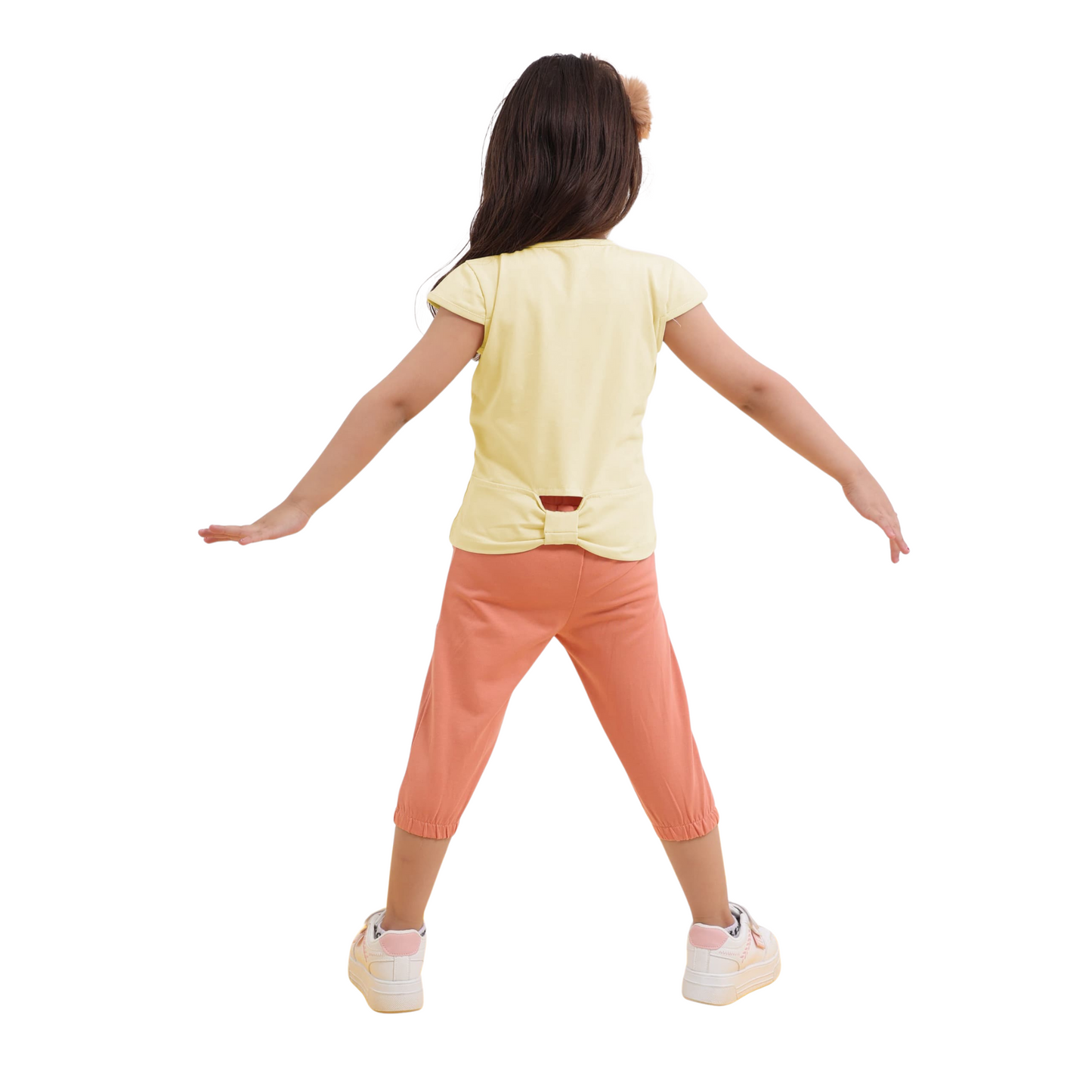 Sweet Spring Girls' Pajama Set – 100% Cotton (Ages 2–5 Years) 517