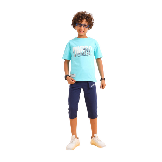 Boys’ 2-Piece Summer Pajama Set – Teen Sizes (6-12 Years)