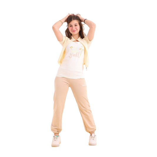 3-Piece Girls' Loungewear Set – Teen Sizes (14 to 18 Years) 782