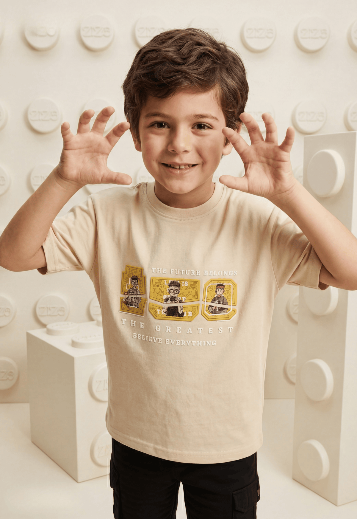 Summer two-piece boys' set, 100% cotton (Summer Breeze Set)