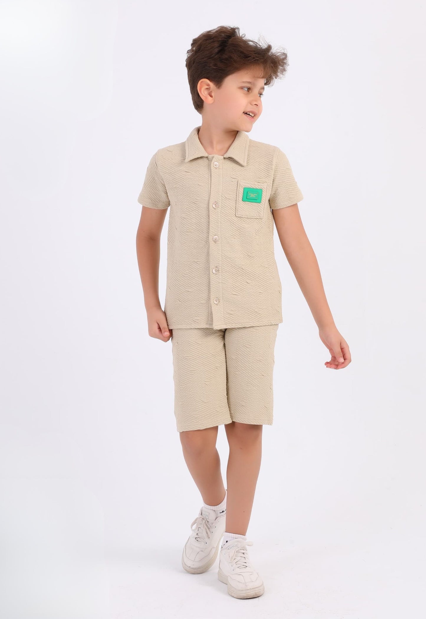Summer two-piece boys' set, 100% cotton (Summer Breeze Set)