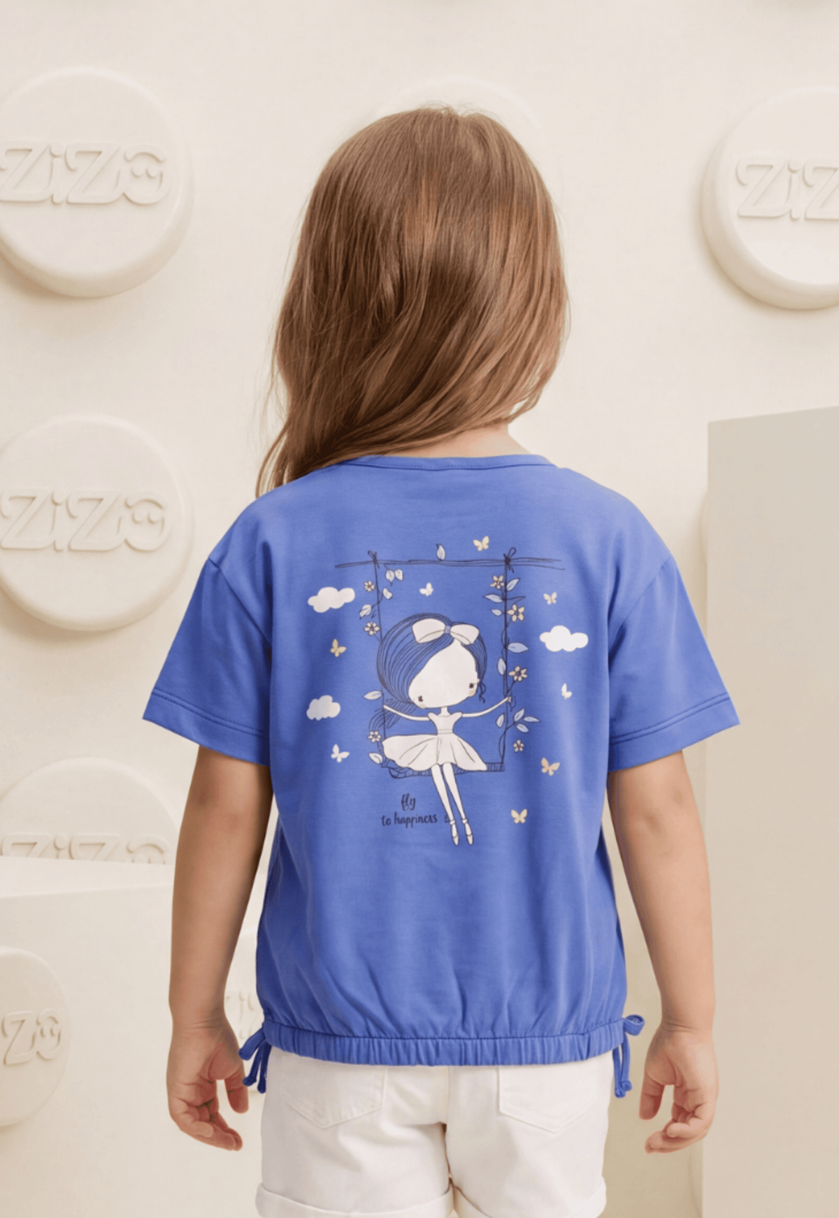 Girls' pajama set is designed for ages 6 to 12 years 745