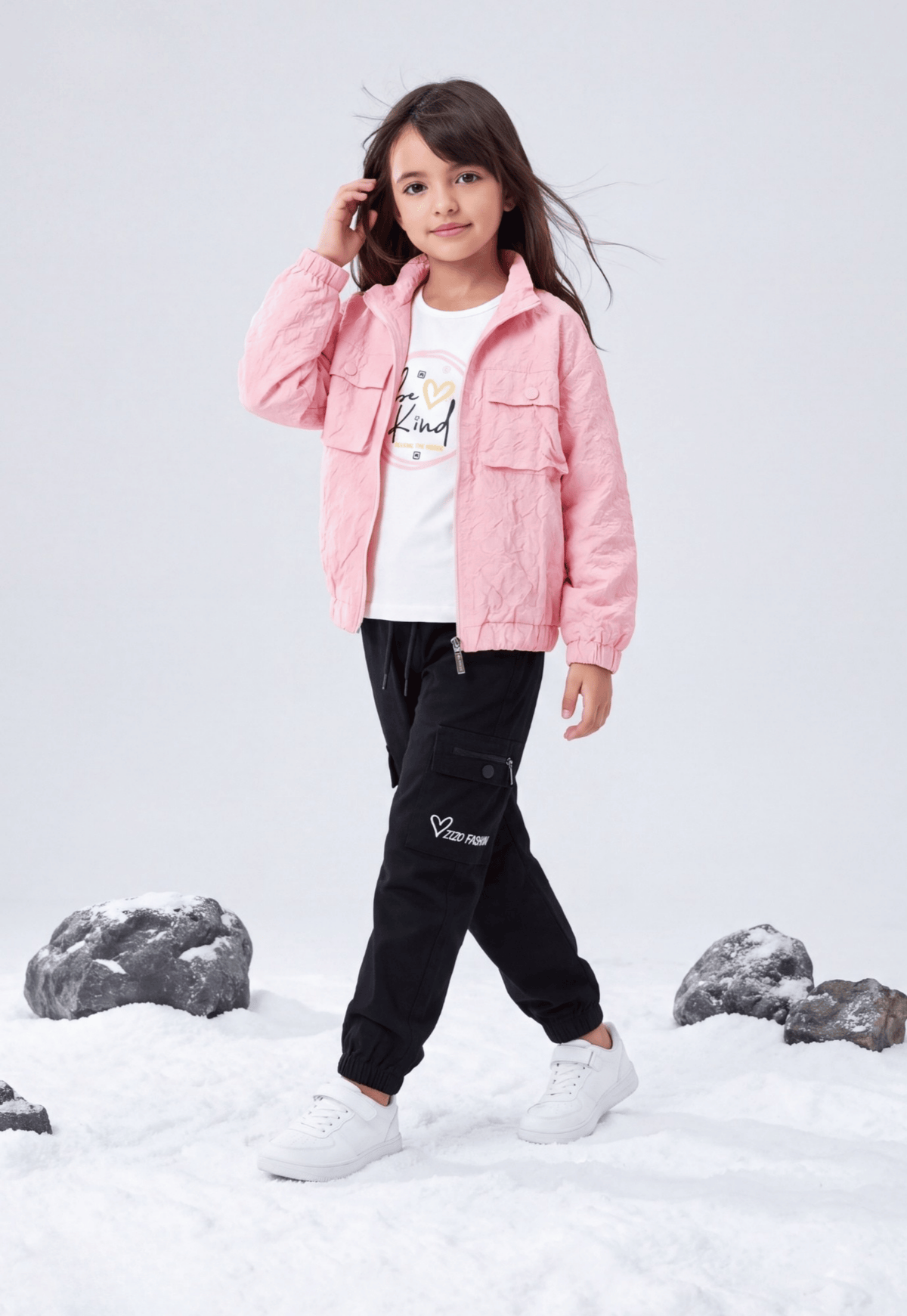 Girls' 3-piece pajama set (857)