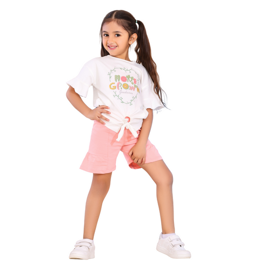 Home Grown – Girls’ Cotton Pajama Set (Ages 2–5)-508